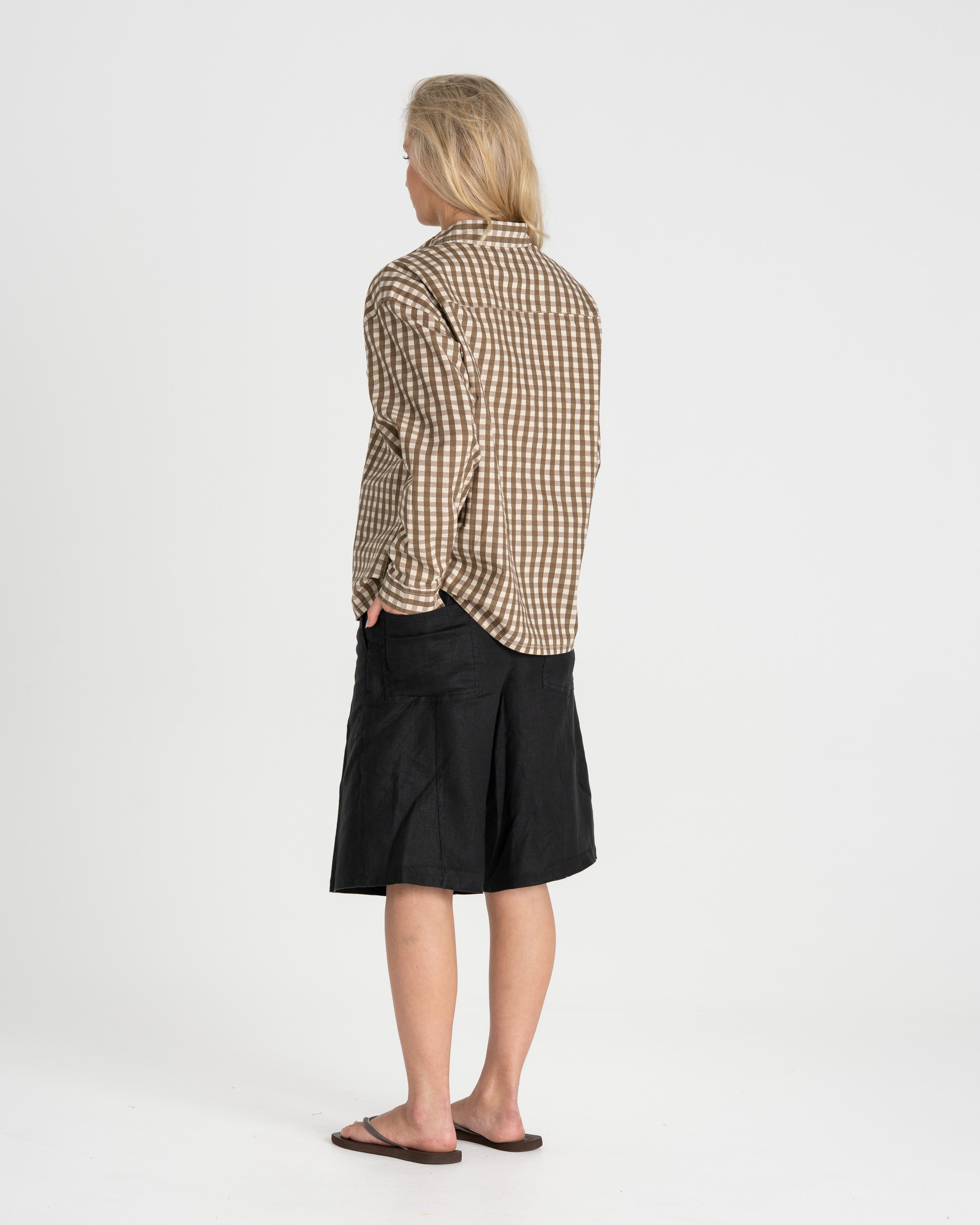Checked Shirt Mokka